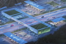 Render de la futura estación en San Pedro