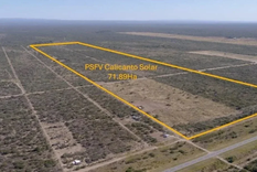 Proyecto de parque solar en la Provincia de San Luis.