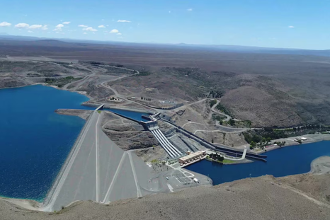 La central de Alicurá, una de las cuatro represas privatizadas por el Gobierno. La central de Alicurá, una de las cuatro represas privatizadas por el Gobierno.