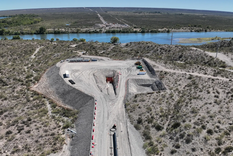 La compleja obra cruza por debajo del lecho del río