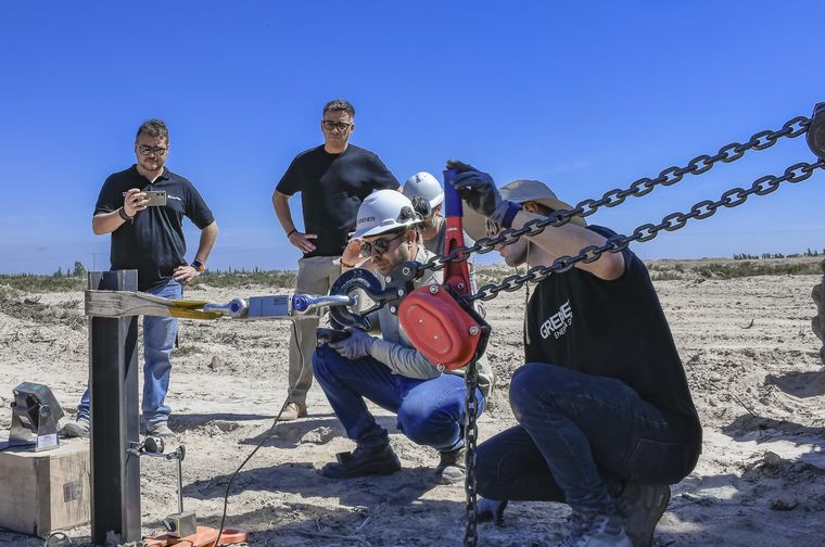 Los trabajos previos en el parque que abastecerá de energía solar al departamento de Guaymallén.