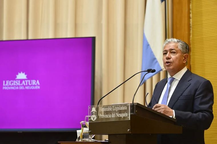 Rolando Figueroa, gobernador de Neuquén.