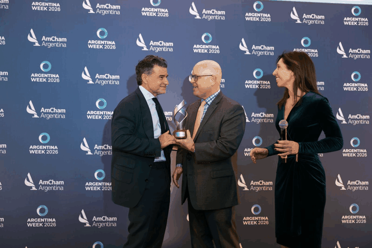 El reconocimiento a Galuccio se realizó en el marco de la Argentina Week, en Nueva York