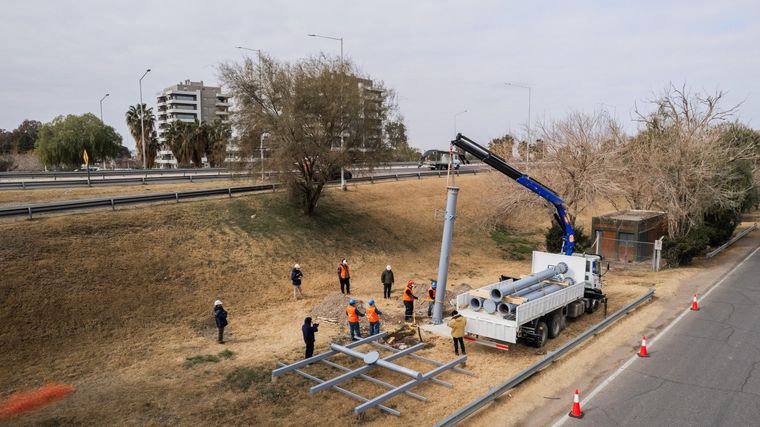 Una de las principales obras de energías renovables en San Juan.