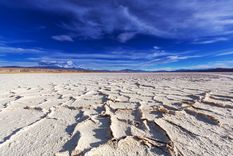 Extracción de litio en el norte argentino.