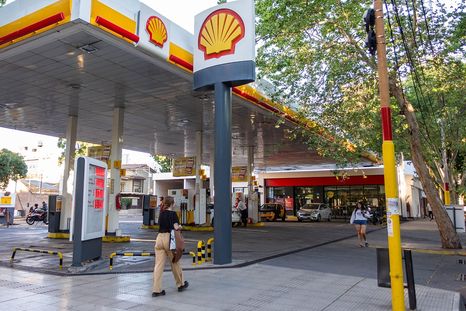 Estación de servicio Shell Foto: Santiago Tagua/MDZ Estación de servicio Shell Foto: Santiago Tagua/MDZ