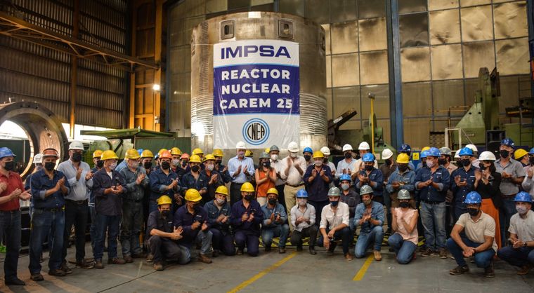 El reactor CAREM incluye tecnología y desarrollo realizado en Mendoza. Foto: IMPSA El reactor CAREM incluye tecnología y desarrollo realizado en Mendoza. Foto: IMPSA