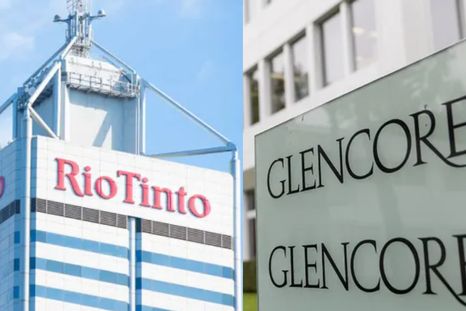Río Tinto y Glencore avanzan con una fusión para crear la minera más grande del mundo.