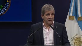 El ministro de Economía, Luis Caputo.