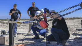 Los trabajos previos en el parque que abastecerá de energía solar al departamento de Guaymallén.