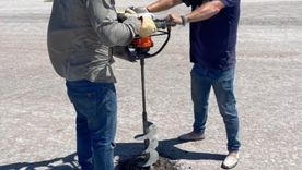 Extracción de litio.