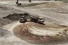 El avance del proyecto minero Calcatreu.