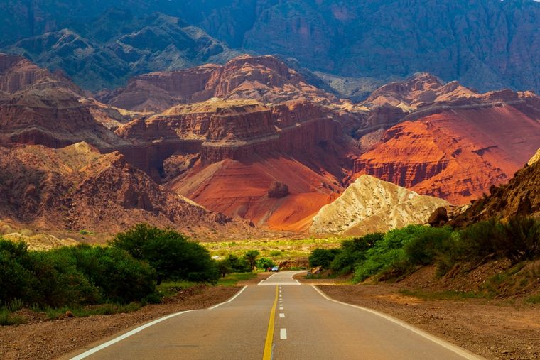 Quebrada de las Conchas, en Cafayate, Salta.