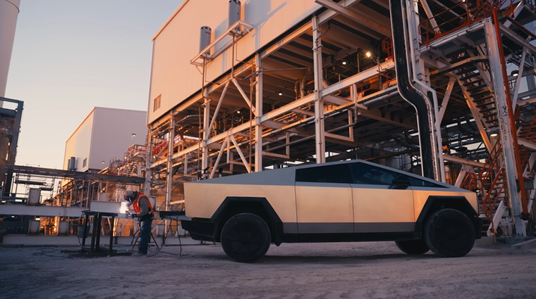 La refinería de litio para baterías de Tesla, en Corpus Chritie, en Texas. La refinería de litio para baterías de Tesla, en Corpus Chritie, en Texas.