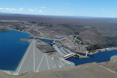 La central de Alicurá, una de las cuatro represas privatizadas por el Gobierno.