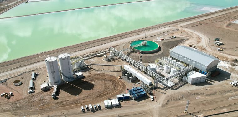 El yacimiento de litio Cauchari-Olaroz en Jujuy. El yacimiento de litio Cauchari-Olaroz en Jujuy.