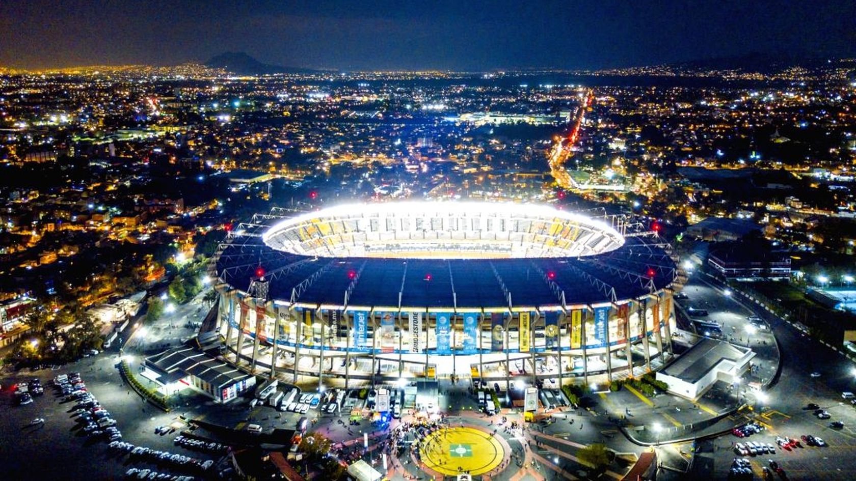 El Estadio Azteca de México, sede del partido inaugural del Mundial 2026.
