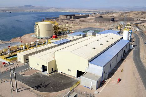 La planta desalinizadora de Lundin Mining en el proyecto Candelaria, norte de Chile. La planta desalinizadora de Lundin Mining en el proyecto Candelaria, norte de Chile.
