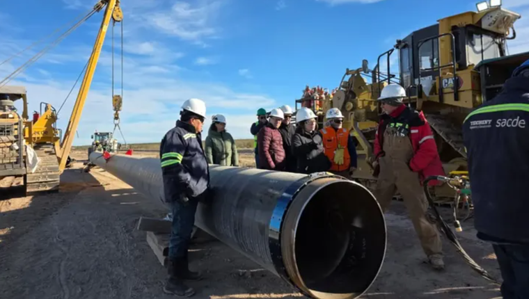 Avanzan las obras del megaproyecto Vaca Muerta Oil Sur (VMOS).