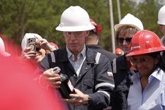 El secretario de Energía de Estados Unidos, Chris Wright, durante su visita a Venezuela.