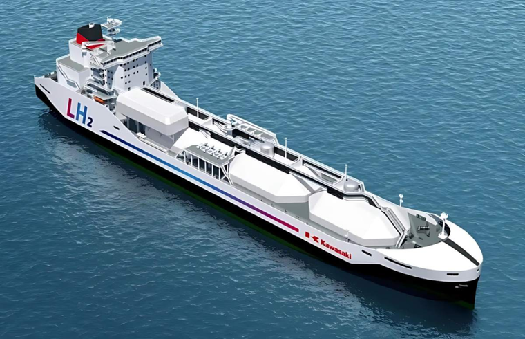 Japón construirá el barco más grande del mundo para transportar hidrógeno líquido.