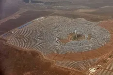 Uno de los parques de energía solar en Marruecos.