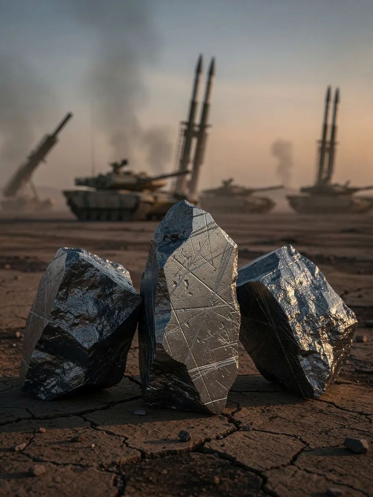 Piezas de tungsteno, presentes en tanques y misiles Piezas de tungsteno, presentes en tanques y misiles