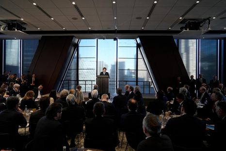 El presidente Javier Milei inauguró, a su estilo el encuentro en Nueva York