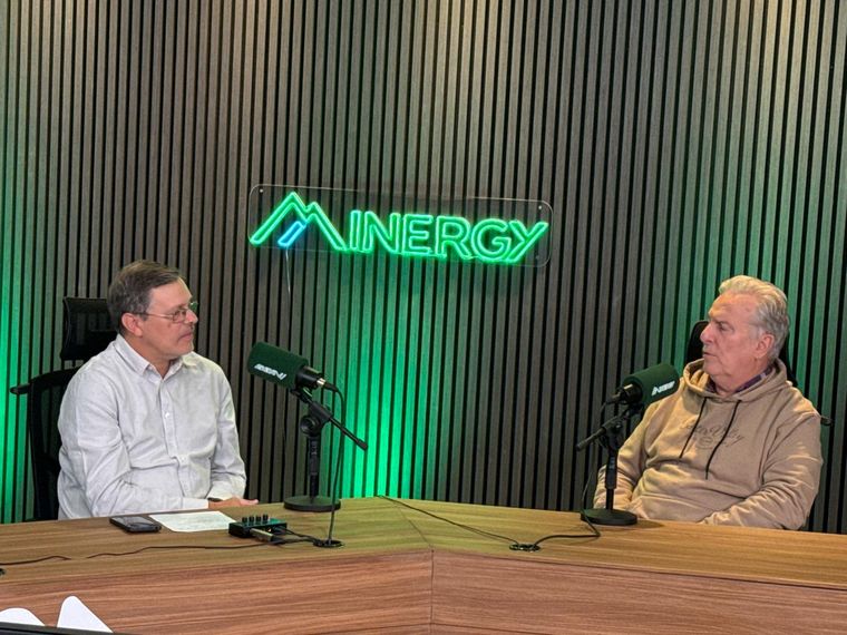 Ernesto Calvo, reconocido químico del Conicet y especialista en litio, en las entrevistas Minergy. Ernesto Calvo, reconocido químico del Conicet y especialista en litio, en las entrevistas Minergy.