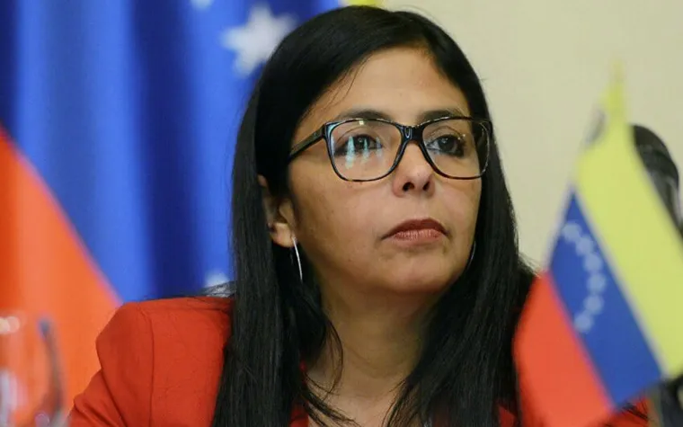 Delcy Rodríguez, presidenta interina de Venezuela.