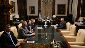 Milei recibió a los directivos del proyecto Vicuña.