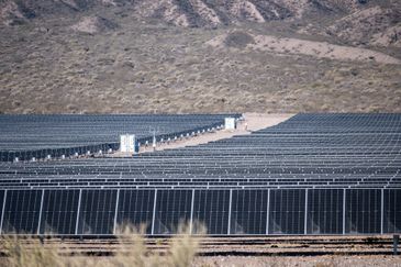 Parque Solar Ullum, en San Juan.