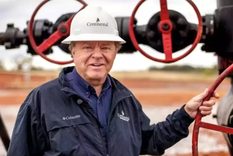 Harold Hamm﻿, figura clave del fracking, apuesta fuerte a Vaca Muerta.