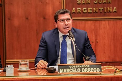 Marcelo Orrego, gobernador de San Juan.