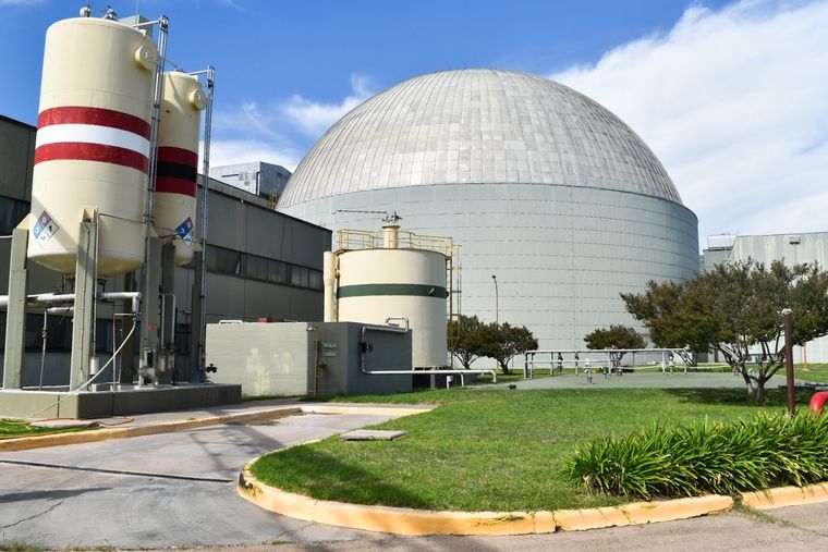 El Complejo Nuclear Atucha, centro argentino donde funcionan las centrales nucleares Atucha I y II. Foto: Banco Nación