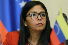 Delcy Rodríguez, presidenta interina de Venezuela.
