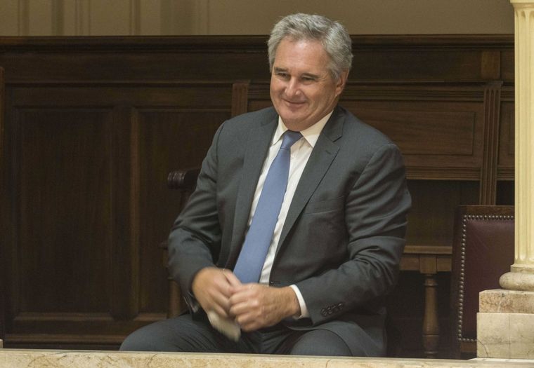 El canciller Pablo Quirno sigue la sesión en el Senado El canciller Pablo Quirno sigue la sesión en el Senado