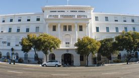Fachada de la sede central de la CNEA en la Ciudad de Buenos Aires Foto: CNEA