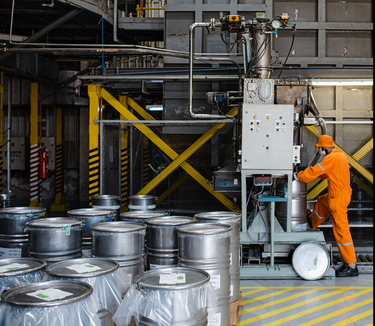 Dioxitek produjo 190 toneladas de dióxido de uranio durante 2025.