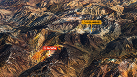 La cercanía de El Pachón y la mina de cobre Pelambres, en la frontera. La cercanía de El Pachón y la mina de cobre Pelambres, en la frontera.