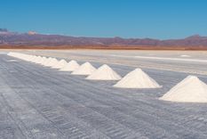 El proceso de extracción del litio comienza en los salares.