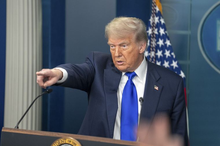 Donald Trump, presidente de Estados Unidos. Donald Trump, presidente de Estados Unidos.