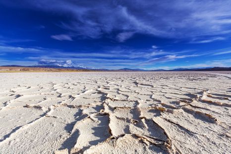Extracción de litio en el norte argentino. Extracción de litio en el norte argentino.