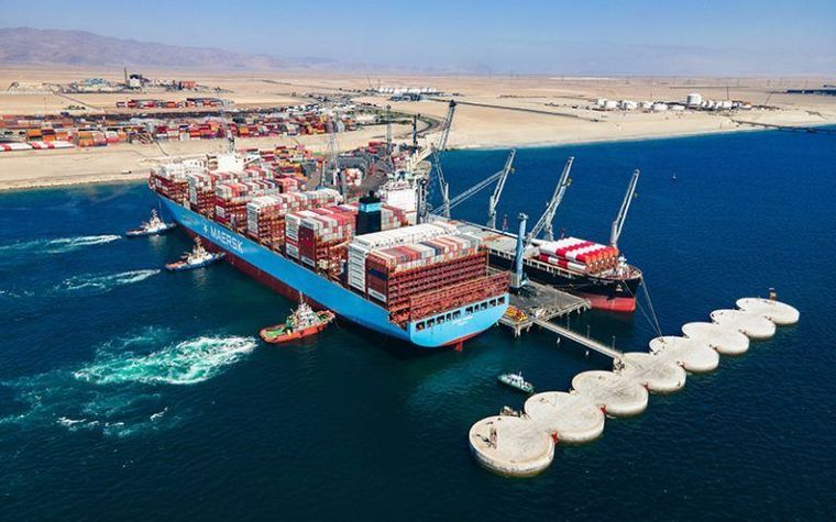 El Puerto de Mejillones, en Chile, aparece como salida del concentrado de cobre de Taca Taca.