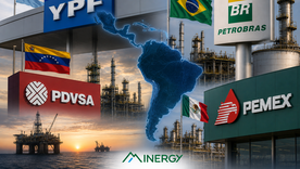 Las cuatro petroleras gigantes de Latinoamérica: YPF, Petrobras, PDVSA y PEMEX. Las cuatro petroleras gigantes de Latinoamérica: YPF, Petrobras, PDVSA y PEMEX.