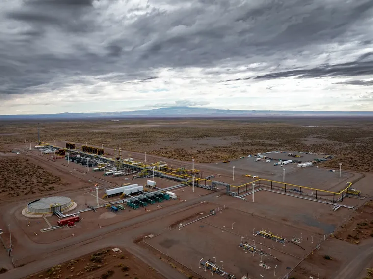 Sistema de procesamiento de Shell en Bajada de Añelo.