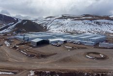 El campamento original, que será trasladado por completo.